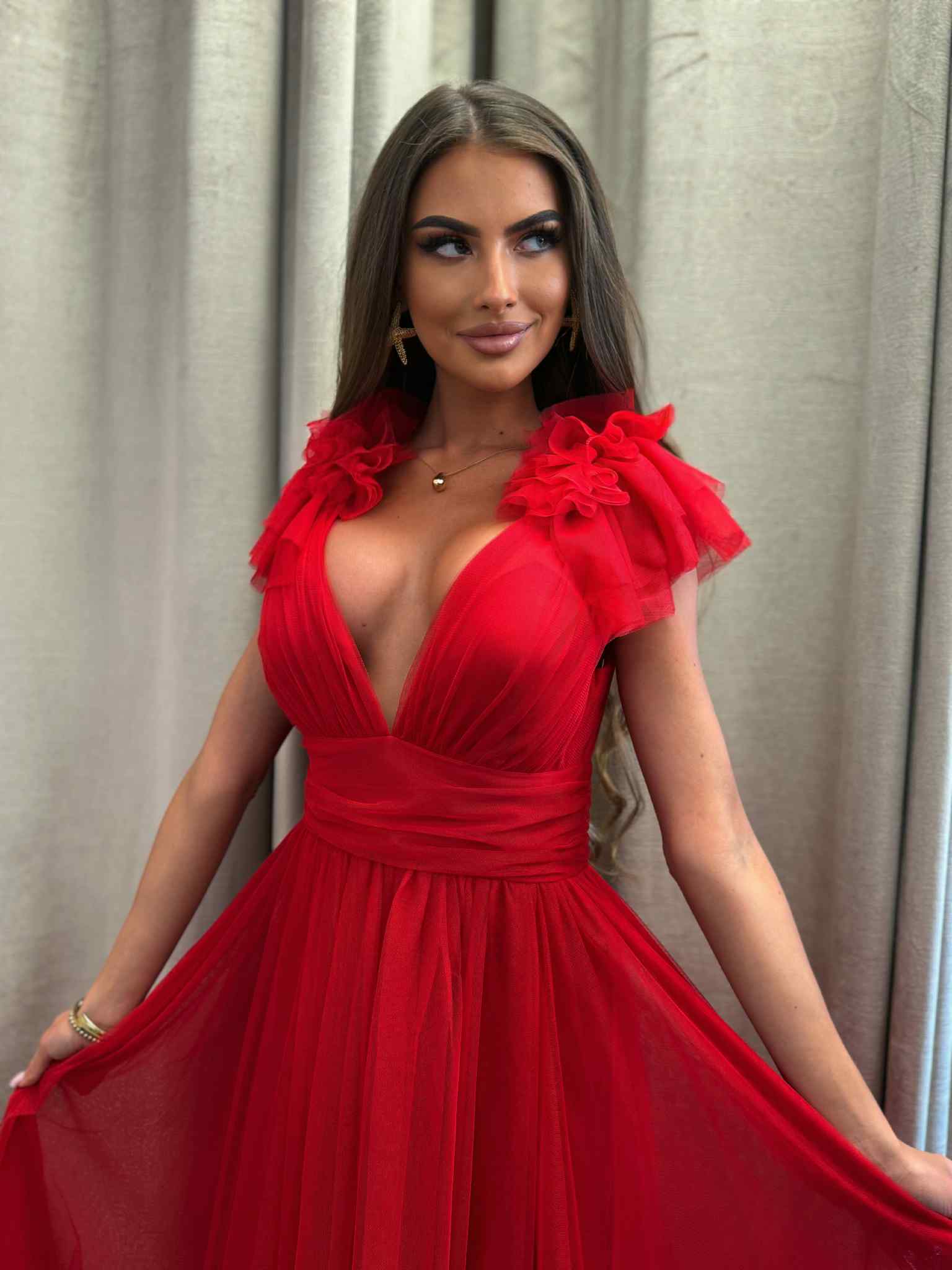 Greta czerwona