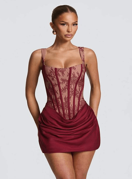 Cornelia bordowa mini